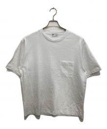 NEUTRALWORKS（ニュートラルワークス）の古着「ミディアムドライジャージービッグティーウィズポケット」｜ホワイト