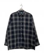 THE NORTH FACEザ ノース フェイス）の古着「ロングスリーブウーリーチェックシャツ」｜グレー×ブラック