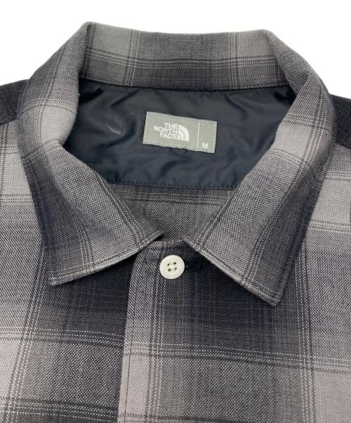 THE NORTH FACE（ザ ノース フェイス）THE NORTH FACE (ザ ノース フェイス) ロングスリーブウーリーチェックシャツ グレー×ブラック サイズ:Ｍの古着・服飾アイテム