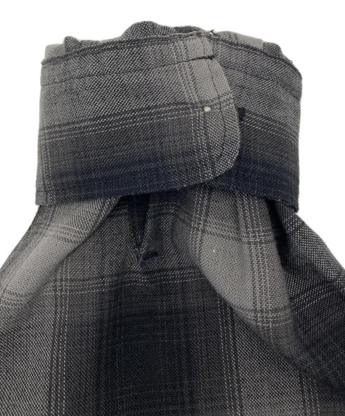 THE NORTH FACE（ザ ノース フェイス）THE NORTH FACE (ザ ノース フェイス) ロングスリーブウーリーチェックシャツ グレー×ブラック サイズ:Ｍの古着・服飾アイテム