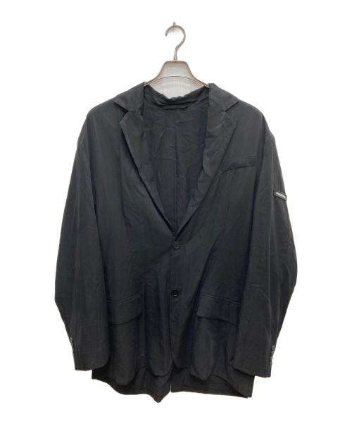 BALENCIAGA（バレンシアガ）BALENCIAGA (バレンシアガ) Jersey Oversize Blazer/ジャーシー オーバーサイズ ブレザー ブラック サイズ:2の古着・服飾アイテム