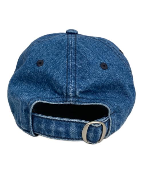 masu（エムエーエスユー）masu (エムエーエスユー) MB EMBROIDERY CAP/MB エンブロイダリー　キャップ インディゴの古着・服飾アイテム