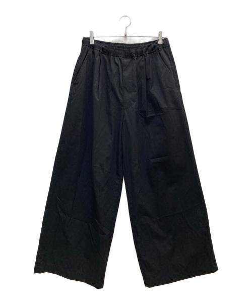 COMME des GARCONS HOMME（コムデギャルソン オム）COMME des GARCONS HOMME (コムデギャルソン オム) 綿ギャバ イージーパンツ ブラック サイズ:Ｓの古着・服飾アイテム