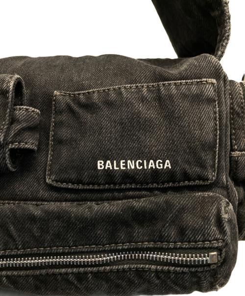 BALENCIAGA（バレンシアガ）BALENCIAGA (バレンシアガ) SUPERBUSY SMALL SLING BAG/スーパービジー スモール スリング バッグ ブラックの古着・服飾アイテム