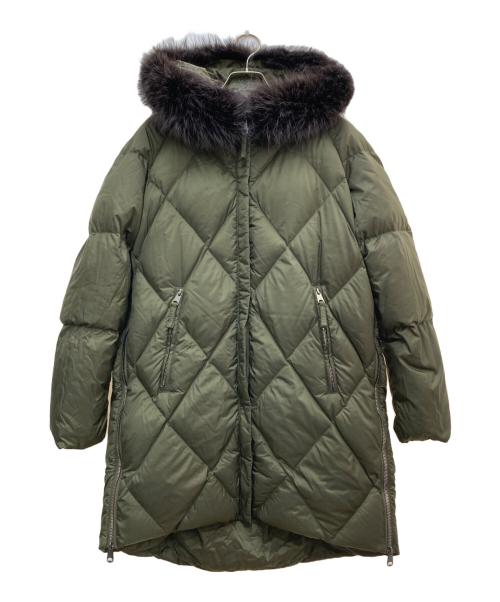 WEEKEND Max Mara（ウィークエンド マックスマーラ）WEEKEND Max Mara (ウィークエンド マックスマーラ) キルティングダウンコート カーキ サイズ:38の古着・服飾アイテム