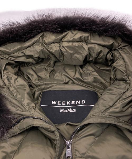 WEEKEND Max Mara（ウィークエンド マックスマーラ）WEEKEND Max Mara (ウィークエンド マックスマーラ) キルティングダウンコート カーキ サイズ:38の古着・服飾アイテム