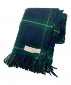 Lochcarronロキャロン）の古着「カシミヤ100％大判ストール」｜グリーン