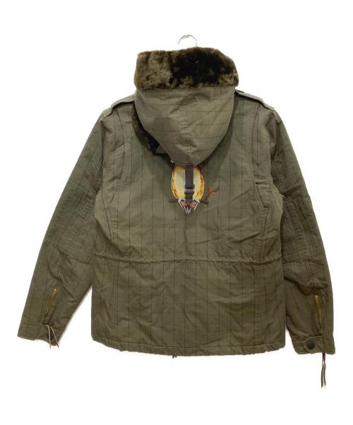 BURTON（バートン）BURTON (バートン) NEIGHBORHOOD (ネイバーフッド) M65ジャケット オリーブ サイズ:Mの古着・服飾アイテム