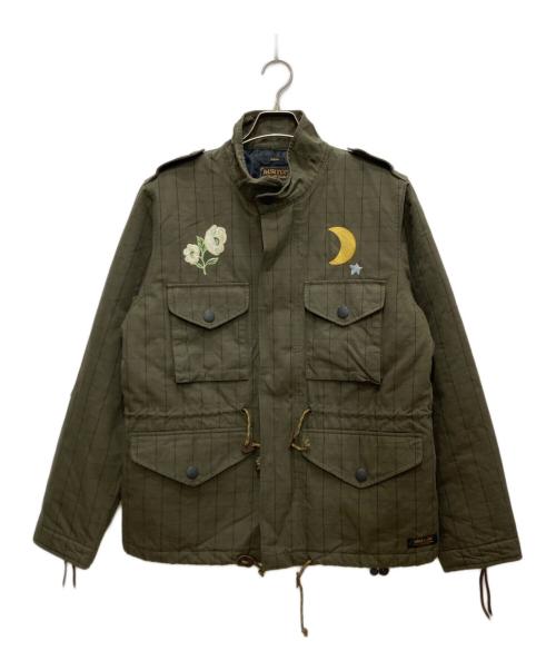 BURTON（バートン）BURTON (バートン) NEIGHBORHOOD (ネイバーフッド) M65ジャケット オリーブ サイズ:Mの古着・服飾アイテム