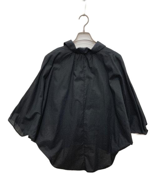 mizuiro-ind（ミズイロインド）mizuiro-ind (ミズイロインド) ワイドシャツ ブラック サイズ:FREEの古着・服飾アイテム
