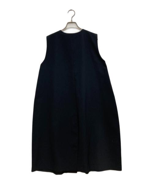 mizuiro-ind（ミズイロインド）mizuiro-ind (ミズイロインド) ノースリーブワンピース ブラック サイズ:freeの古着・服飾アイテム