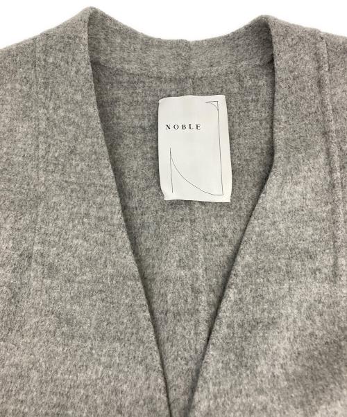 Noble（ノーブル）Noble (ノーブル) リバーパフガウンコート グレー サイズ:38の古着・服飾アイテム