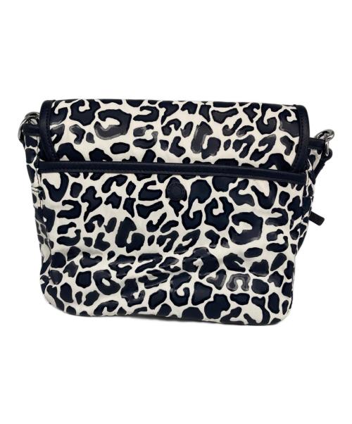 TORY BURCH（トリーバーチ）TORY BURCH (トリーバーチ) レオパード 2WAYショルダーバッグ ネイビー×ホワイトの古着・服飾アイテム