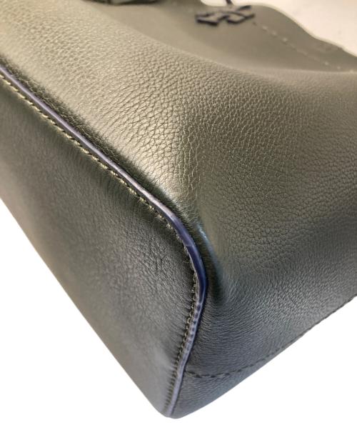 TORY BURCH（トリーバーチ）TORY BURCH (トリーバーチ) ペブルドレザー Mcgraw Tote バッグ グレーの古着・服飾アイテム