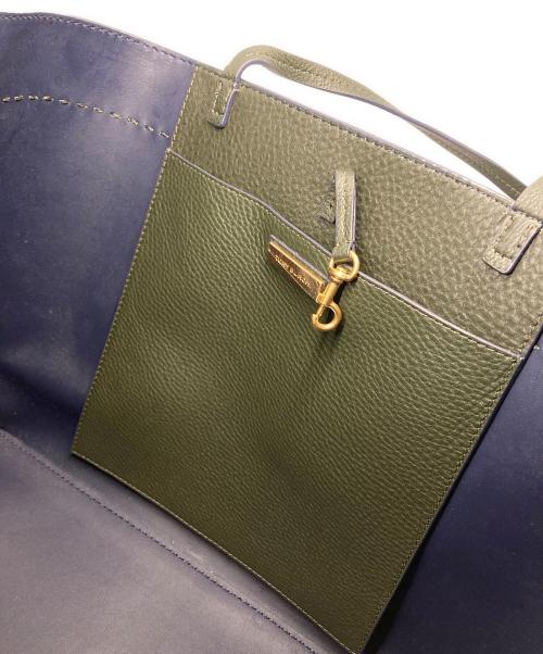 TORY BURCH（トリーバーチ）TORY BURCH (トリーバーチ) ペブルドレザー Mcgraw Tote バッグ グレーの古着・服飾アイテム