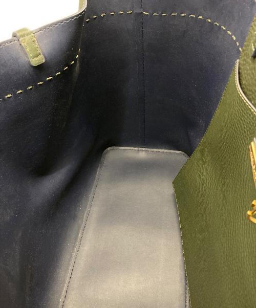 TORY BURCH（トリーバーチ）TORY BURCH (トリーバーチ) ペブルドレザー Mcgraw Tote バッグ グレーの古着・服飾アイテム