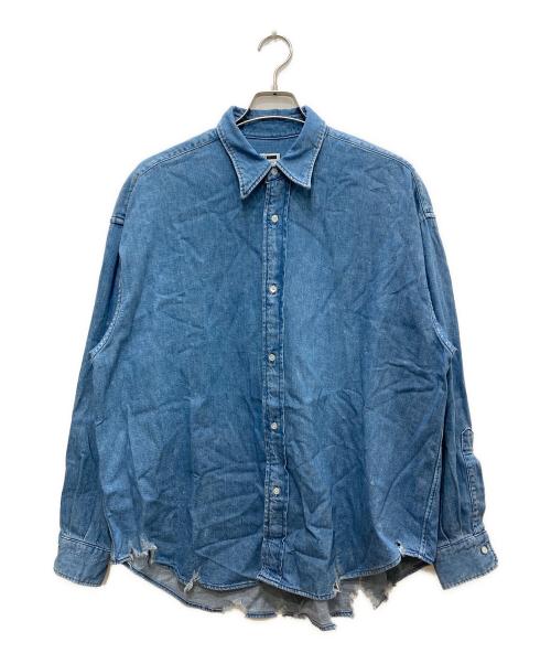 H BEAUTY&YOUTH（エイチ ビューティー&ユース）H BEAUTY&YOUTH (エイチ ビューティー&ユース) ビッグデニムシャツ インディゴ サイズ:UK36/EU46/USA38の古着・服飾アイテム