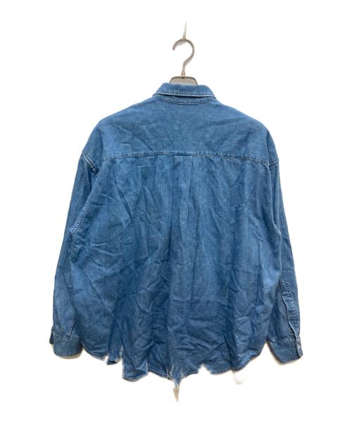 H BEAUTY&YOUTH（エイチ ビューティー&ユース）H BEAUTY&YOUTH (エイチ ビューティー&ユース) ビッグデニムシャツ インディゴ サイズ:UK36/EU46/USA38の古着・服飾アイテム