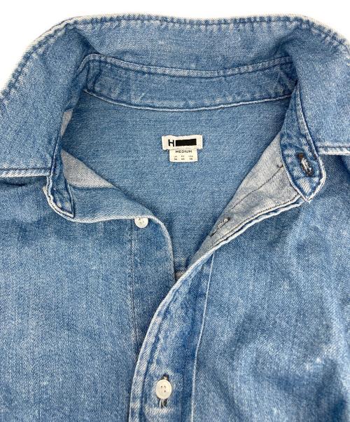 H BEAUTY&YOUTH（エイチ ビューティー&ユース）H BEAUTY&YOUTH (エイチ ビューティー&ユース) ビッグデニムシャツ インディゴ サイズ:UK36/EU46/USA38の古着・服飾アイテム
