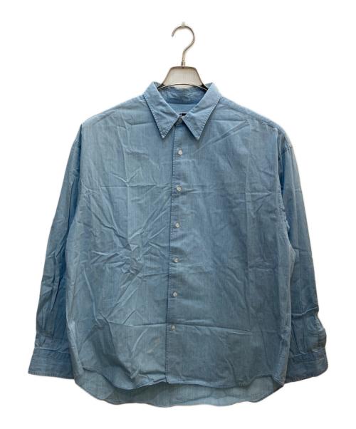 H BEAUTY&YOUTH（エイチ ビューティー&ユース）H BEAUTY&YOUTH (エイチ ビューティー&ユース) 長袖シャツ ブルー サイズ:Mの古着・服飾アイテム