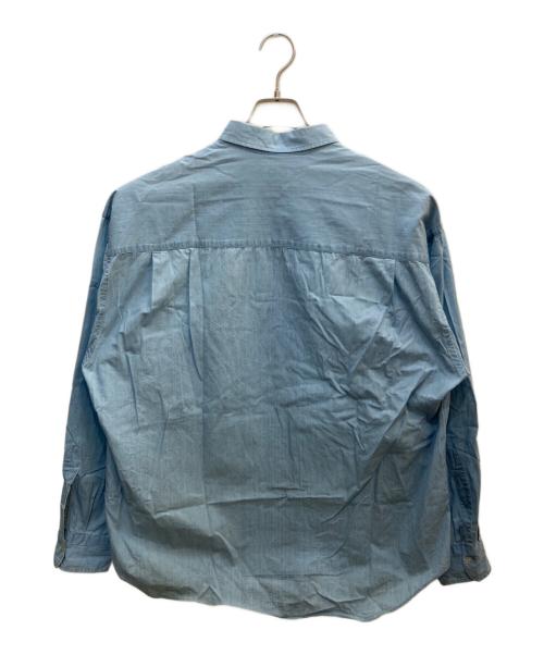 H BEAUTY&YOUTH（エイチ ビューティー&ユース）H BEAUTY&YOUTH (エイチ ビューティー&ユース) 長袖シャツ ブルー サイズ:Mの古着・服飾アイテム