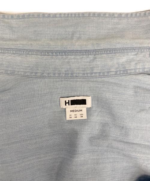 H BEAUTY&YOUTH（エイチ ビューティー&ユース）H BEAUTY&YOUTH (エイチ ビューティー&ユース) 長袖シャツ ブルー サイズ:Mの古着・服飾アイテム