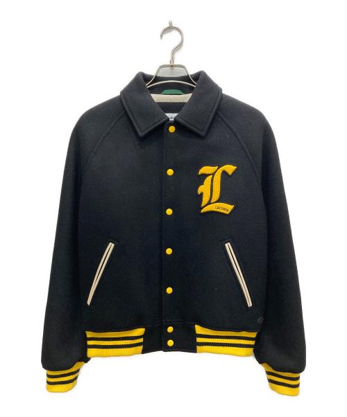 LACOSTE LIVE（ラコステライブ）LACOSTE LIVE (ラコステライブ) ベーシックバーシティジャケット ブラック サイズ:US Mの古着・服飾アイテム
