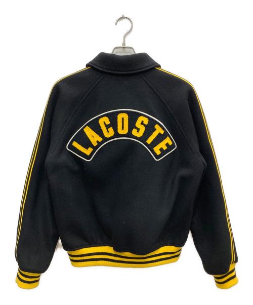 LACOSTE LIVE（ラコステライブ）LACOSTE LIVE (ラコステライブ) ベーシックバーシティジャケット ブラック サイズ:US Mの古着・服飾アイテム
