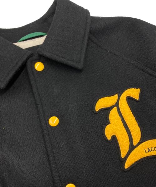 LACOSTE LIVE（ラコステライブ）LACOSTE LIVE (ラコステライブ) ベーシックバーシティジャケット ブラック サイズ:US Mの古着・服飾アイテム