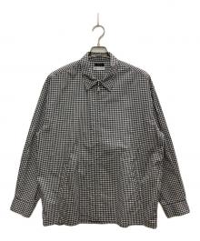 leno×THOMAS MASON（リノ×トーマスメイソン）の古着「シャツジャケット」｜ブラック×ホワイト