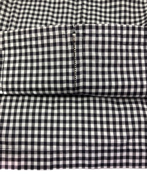 leno（リノ）LENO (リノ) THOMAS MASON (トーマスメイソン) シャツジャケット ブラック×ホワイト サイズ:2の古着・服飾アイテム