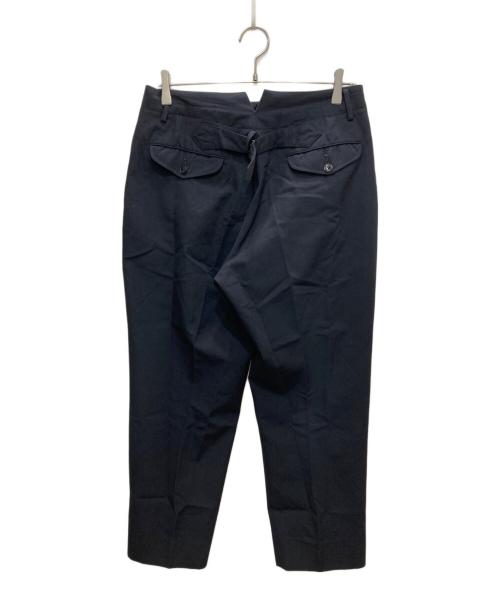 COMOLI（コモリ）COMOLI (コモリ) ウールギャバ 2タックパンツ ブラック サイズ:1の古着・服飾アイテム