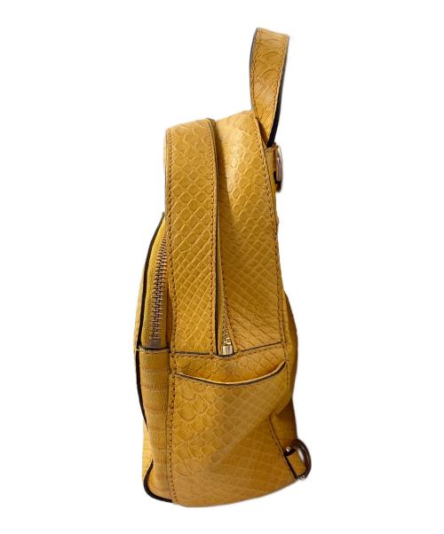 MICHAEL KORS（マイケル・コース）MICHAEL KORS (マイケル・コース) エクストラスモール リュック イエローの古着・服飾アイテム