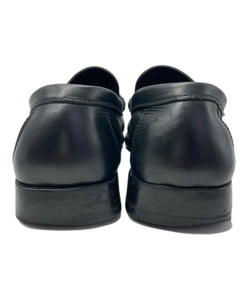 GUCCI（グッチ）GUCCI (グッチ) スクエアレザーシューズ ブラック サイズ:43 Eの古着・服飾アイテム