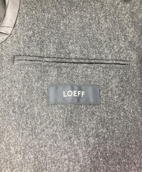 LOEFF（ロエフ）LOEFF (ロエフ) BEAUTY&YOUTH (ビューティーアンドユース) 別注ウールギャバジン ボックスジャケット グレーの古着・服飾アイテム