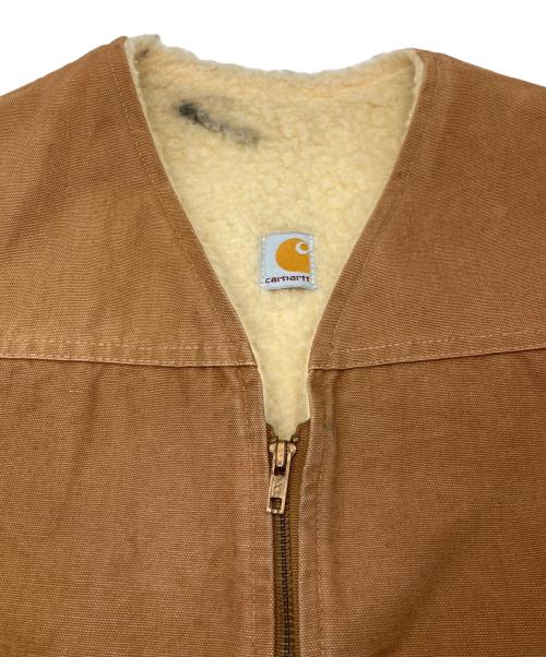CarHartt（カーハート）CarHartt (カーハート) ダックベスト ベージュ サイズ:MTの古着・服飾アイテム