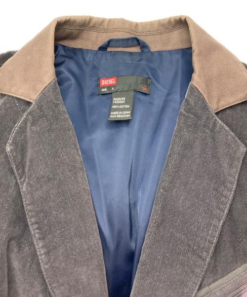 DIESEL（ディーゼル）DIESEL (ディーゼル) テーラードジャケット グレー サイズ:Sの古着・服飾アイテム