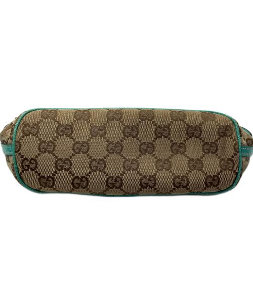 GUCCI（グッチ）GUCCI (グッチ) GGキャンバス ワンショルダーバッグ ブラウンの古着・服飾アイテム