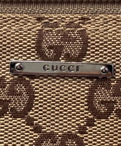 GUCCI（グッチ）GUCCI (グッチ) GGキャンバス ワンショルダーバッグ ブラウンの古着・服飾アイテム
