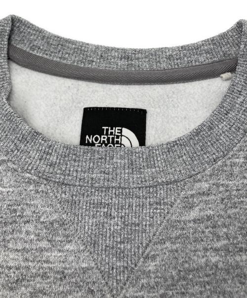 THE NORTH FACE（ザ ノース フェイス）THE NORTH FACE (ザ ノース フェイス) Square Logo Crew スウェット/スクエアロゴクルースウェット グレー サイズ:Ｌの古着・服飾アイテム