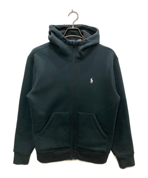 POLO RALPH LAUREN（ポロ・ラルフローレン）POLO RALPH LAUREN (ポロ・ラルフローレン) ジップパーカー グリーン サイズ:Sの古着・服飾アイテム