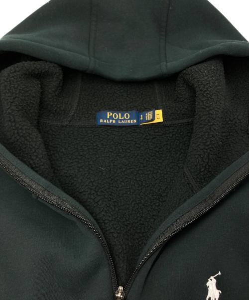 POLO RALPH LAUREN（ポロ・ラルフローレン）POLO RALPH LAUREN (ポロ・ラルフローレン) ジップパーカー グリーン サイズ:Sの古着・服飾アイテム