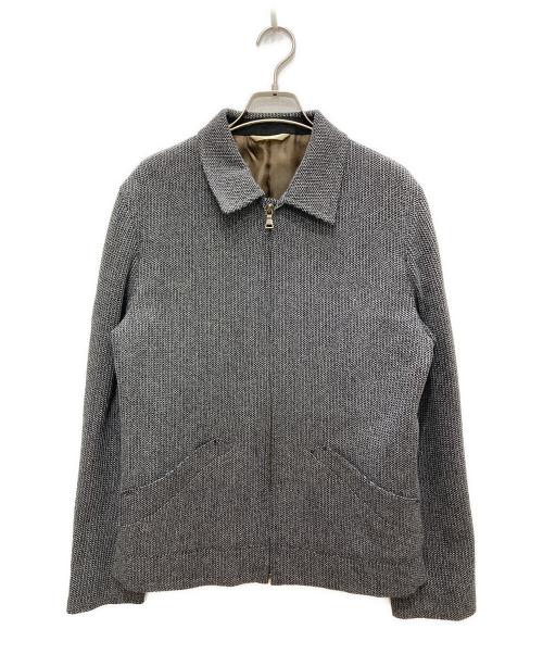 Paul Smith COLLECTION（ポールスミス コレクション）Paul Smith COLLECTION (ポールスミス コレクション) ラッセル編みジップアップジャケット グレー サイズ:Lの古着・服飾アイテム