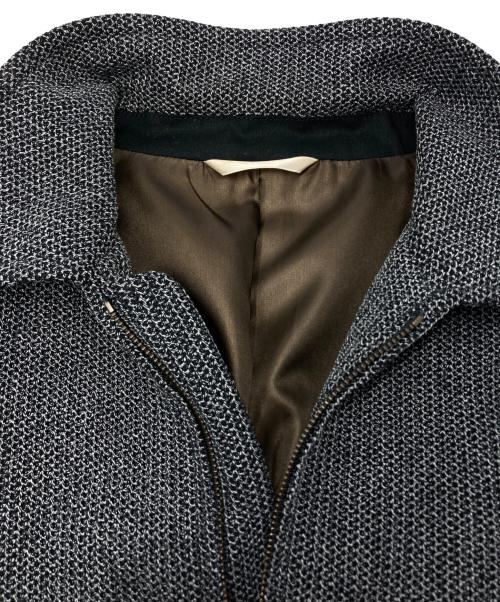 Paul Smith COLLECTION（ポールスミス コレクション）Paul Smith COLLECTION (ポールスミス コレクション) ラッセル編みジップアップジャケット グレー サイズ:Lの古着・服飾アイテム