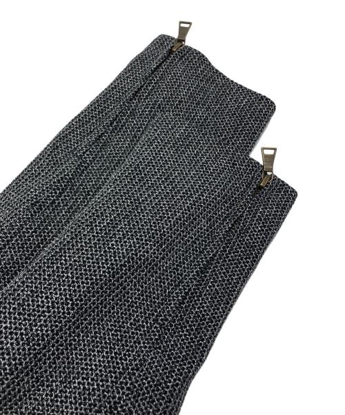 Paul Smith COLLECTION（ポールスミス コレクション）Paul Smith COLLECTION (ポールスミス コレクション) ラッセル編みジップアップジャケット グレー サイズ:Lの古着・服飾アイテム