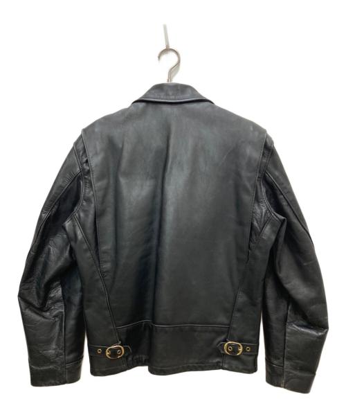 Schott（ショット）Schott (ショット) レザージャケット ブラック サイズ:38の古着・服飾アイテム