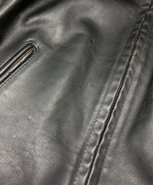 Schott（ショット）Schott (ショット) レザージャケット ブラック サイズ:38の古着・服飾アイテム
