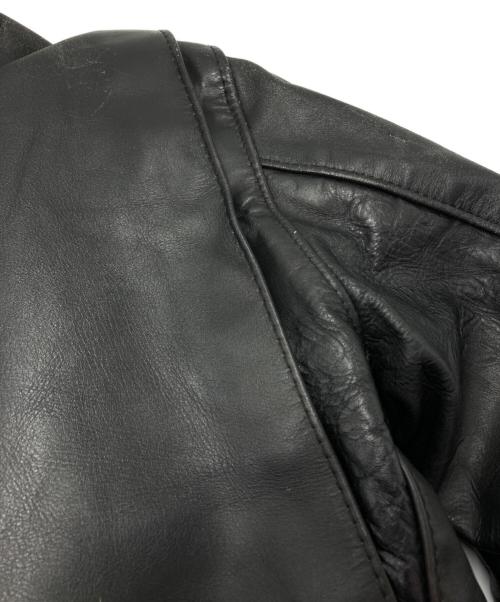 Schott（ショット）Schott (ショット) レザージャケット ブラック サイズ:38の古着・服飾アイテム