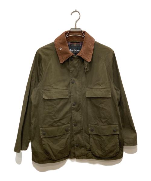 Barbour（バブアー）Barbour (バブアー) BEAMS F (ビームスエフ) 別注OLD BEDALE ノンワックス ジャケット カーキ サイズ:38の古着・服飾アイテム