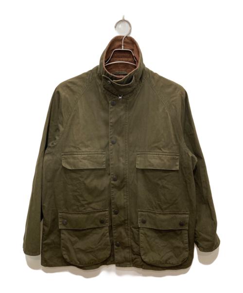 Barbour（バブアー）Barbour (バブアー) BEAMS F (ビームスエフ) 別注OLD BEDALE ノンワックス ジャケット カーキ サイズ:38の古着・服飾アイテム